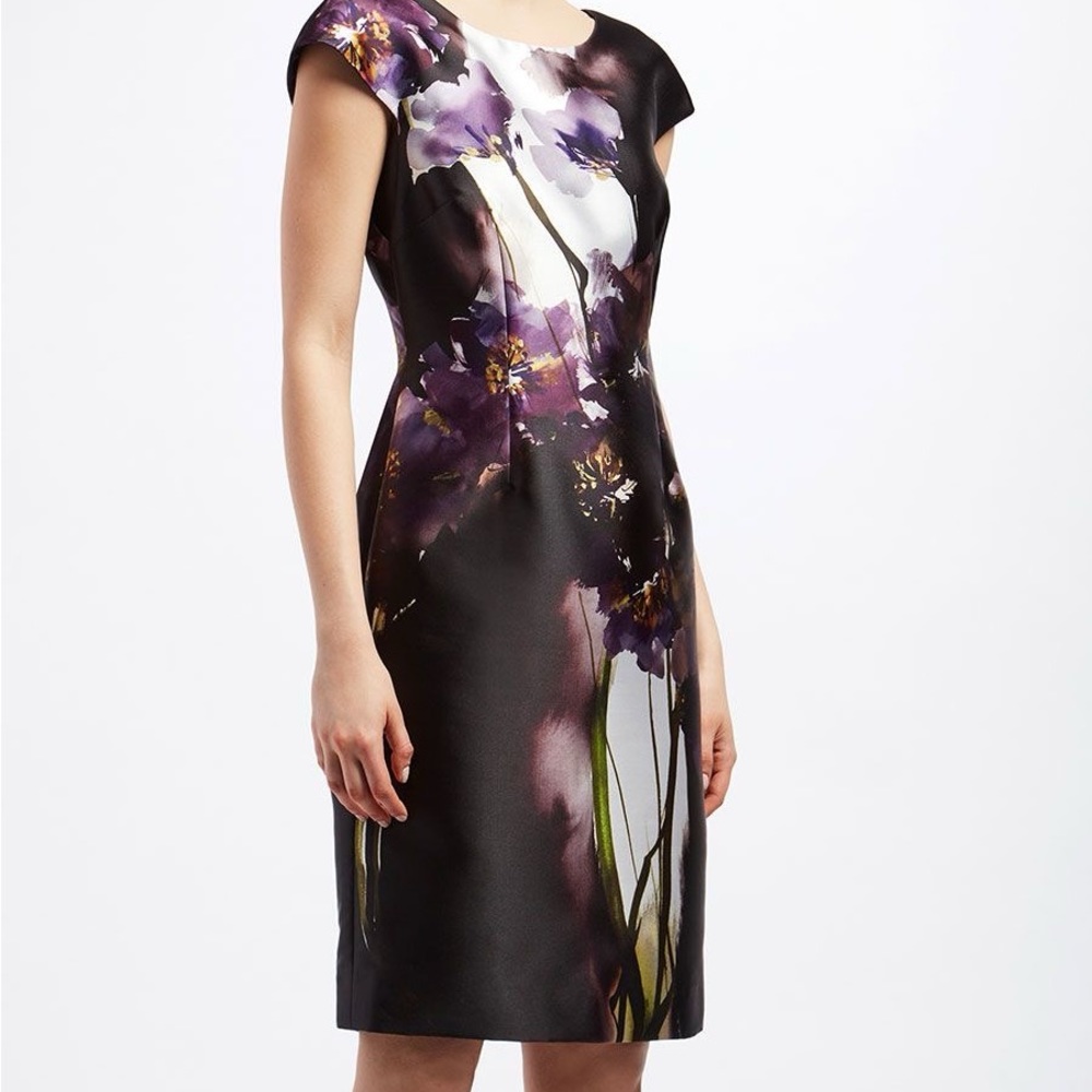 Floral Satin Dress